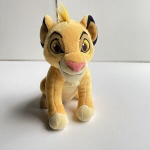 Disney‎ Young Simba Lion King Plush Stuffed Animal Toy 7 Inch Sitting
